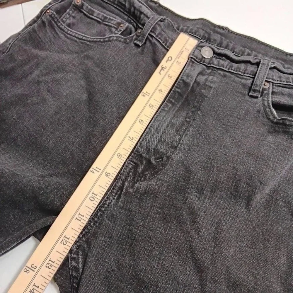 Levis‎ 505 Jeans Mens 38x30 Straight Fit Denim Classic Five Pocket Black